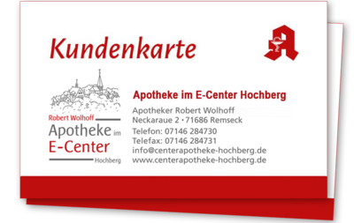 Kundenkarte  - Apotheke im E-Center Hochberg