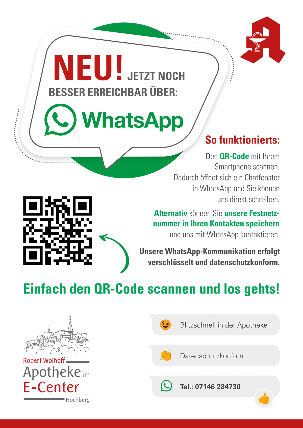 WhatsApp - Apotheke im E-Center Hochberg